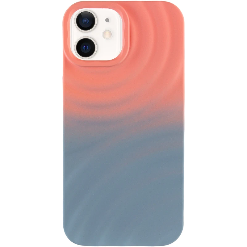 Чохол TPU ColorWave для Apple iPhone 12 (6.1") – Peach / Sky. Фото 3 з 6