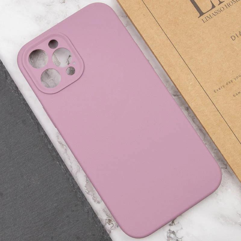 Чехол с защитой камеры Silicone Case для Apple iPhone 12 Pro (6.1") – Лиловый / Lilac Pride. Фото 4 из 5