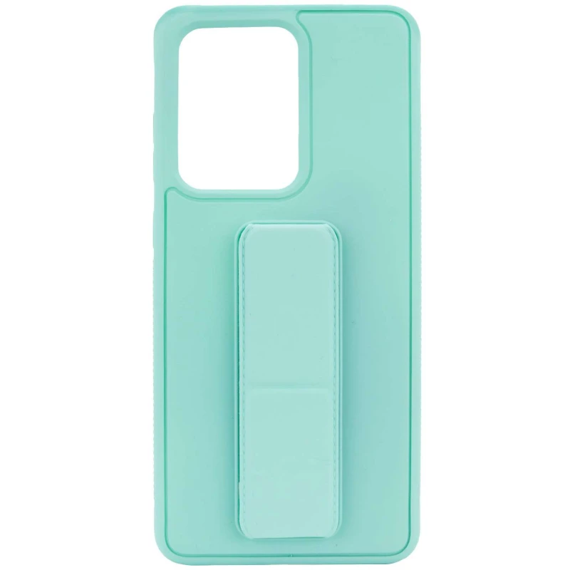 

Силіконовий чохол з тримачем для руки на Samsung Galaxy S20 Ultra (Mint green)