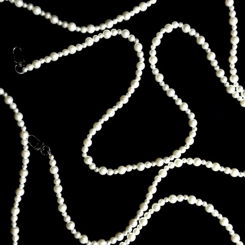 Шнурок Beads Pearl MIX 120см – White. Фото 3 из 7