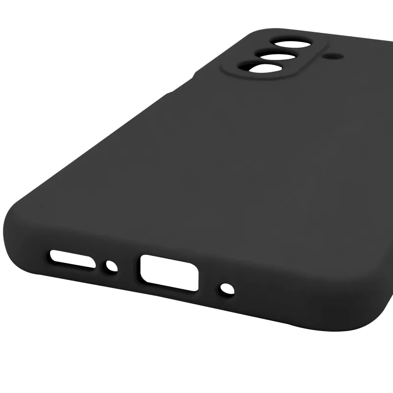 Чохол Silicone Case Lakshmi Premium із закритою камерою для Samsung Galaxy A17 4G/5G – Чорний / Black. Фото 7 з 14
