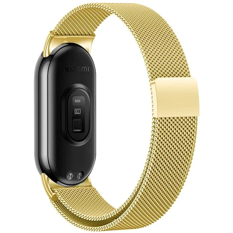 Ремінець Milanese Loop New Design для Xiaomi Mi Band 8/9/10 – Gold. Фото 3 з 3