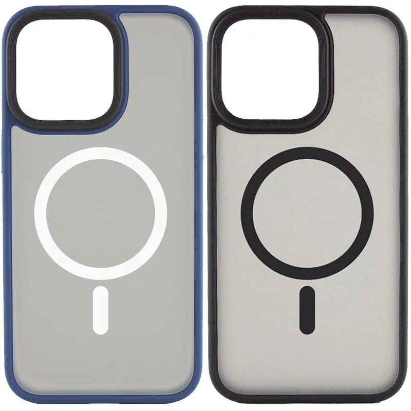 TPU+PC чехол Metal Buttons with Magnetic Fit для Apple iPhone 15 Pro (6.1") фото 1 из 3