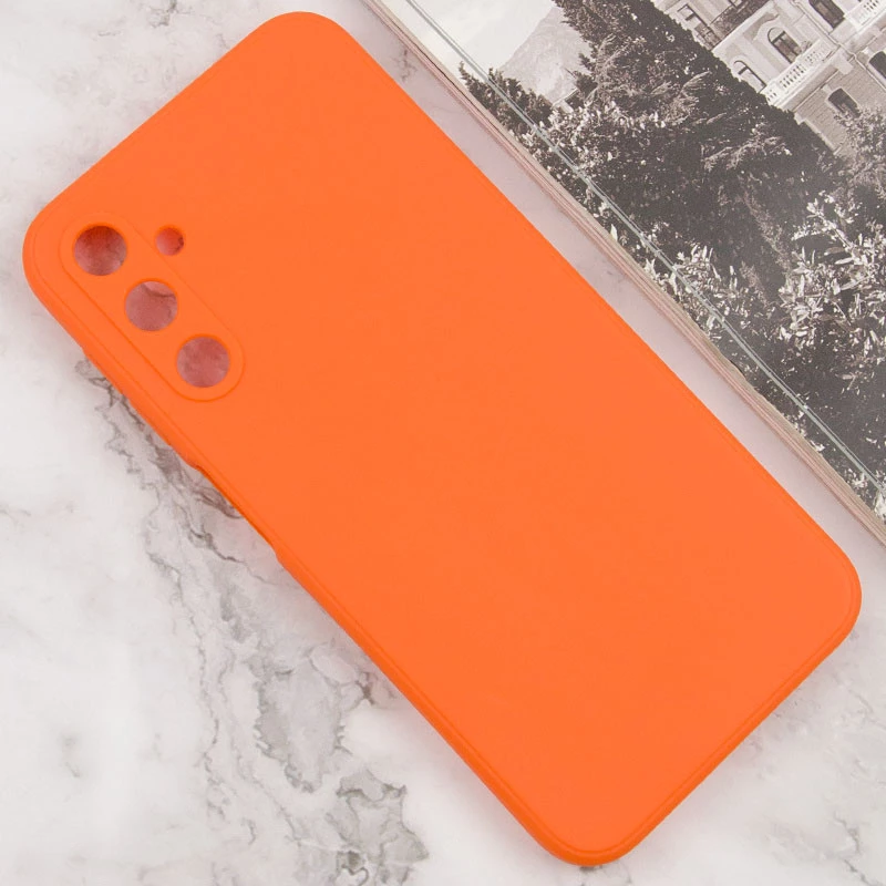 Кольоровий силіконовий чохол із захистом камери на Samsung Galaxy A15 4G/5G – Помаранчевий / Orange. Фото 2 з 5