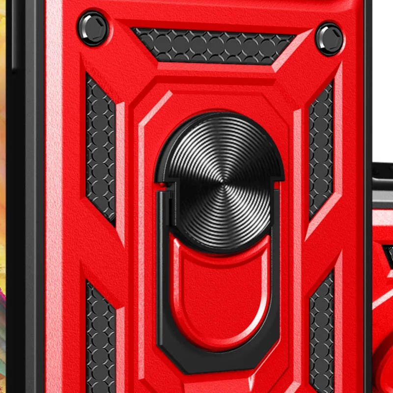 Ударопрочный чехол Serge Ring с защитой камеры для Samsung Galaxy A04e – Красный. Фото 6 из 9