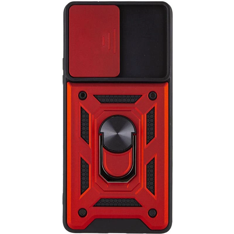 Ударопрочный чехол Serge Ring с защитой камеры для Samsung Galaxy A53 5G – Красный. Фото 3 из 8