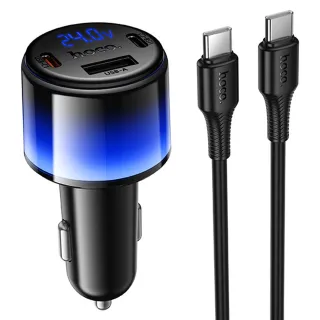 АЗУ Hoco Z69A Vivido PD37W+QC3.0 (1USB-A/2C) + кабель Type-C to Type-C фото 1 из 1