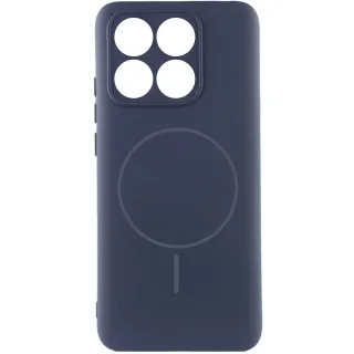 Чохол Silicone Cover Lakshmi Full Camera (AA) with Magnetic Fit для Motorola Moto G86 — Темно-синій / Midnight blue