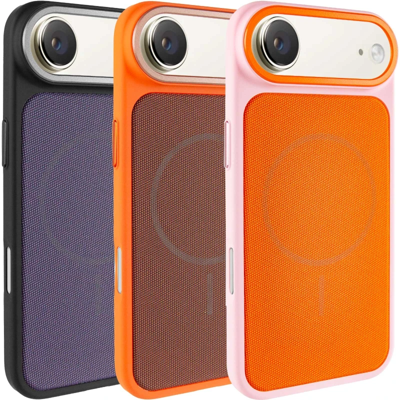 Чехол TPU TechWoven Hybrid with MagSafe для Apple iPhone 17 Air (6.5") фото 2 из 2