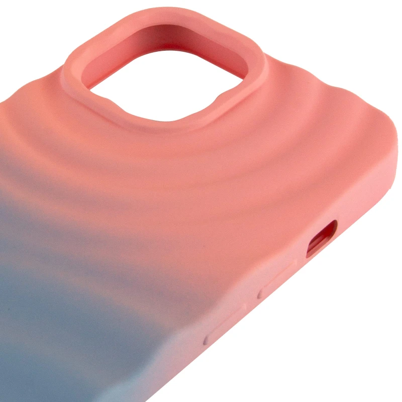 Чехол TPU ColorWave для Apple iPhone 14 – Peach / Sky. Фото 5 из 6
