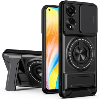 Ударостійкий чохол Camshield StandRing case для Oppo A18 фото 1 з 3