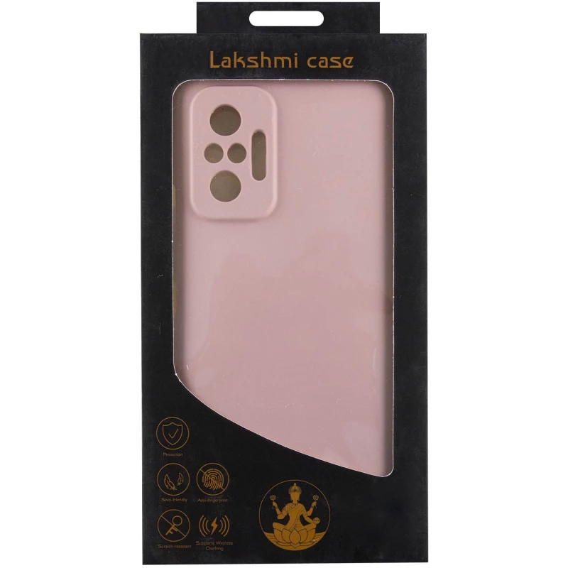 Чехол Silicone Case Lakshmi Premium L с закрытой камерой для Xiaomi Redmi Note 10 Pro Max – Розовый / Pink Sand. Фото 5 из 5