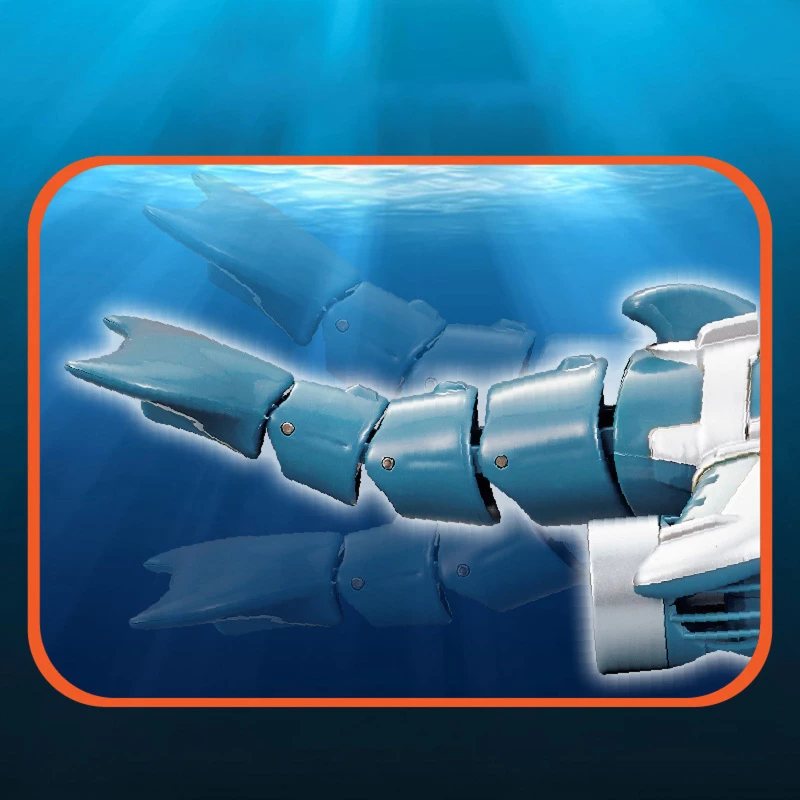 Човен на радіокеруванні SHT 3738AD Dolphin 2.4G – Blue / White. Фото 3 з 5