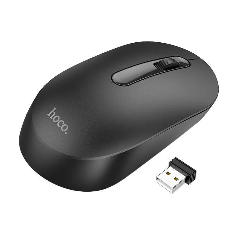

Мышь Hoco GM14 Platinum 2.4G (Черный), Чорний