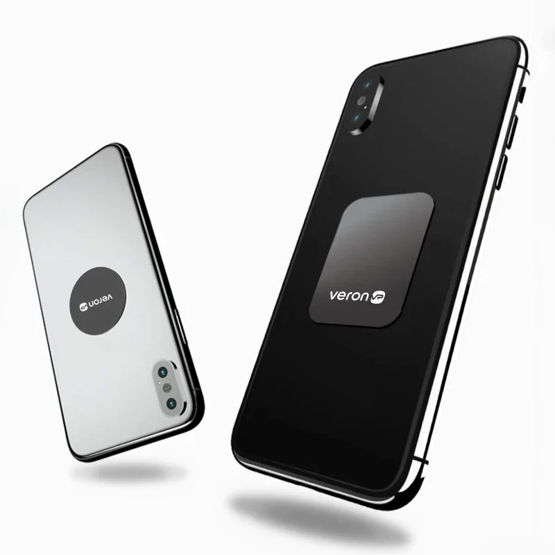 Набір пластин для магнітних холдерів Veron MP48 (2шт) – Black. Фото 2 з 5