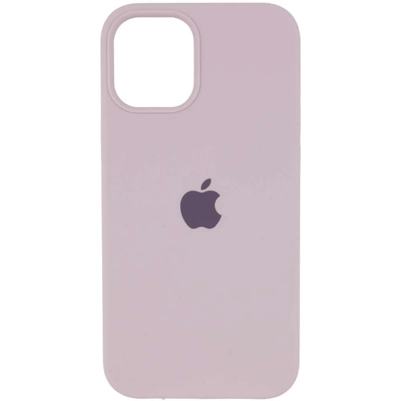

Чехол Silicone Case для Apple iPhone 12 (Серый / Lavender), Сірий / lavender