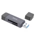 Картридер Hoco HB45 Spirit 2in1 USB/Type-C 2.0 – Metal gray. Фото 3 з 6