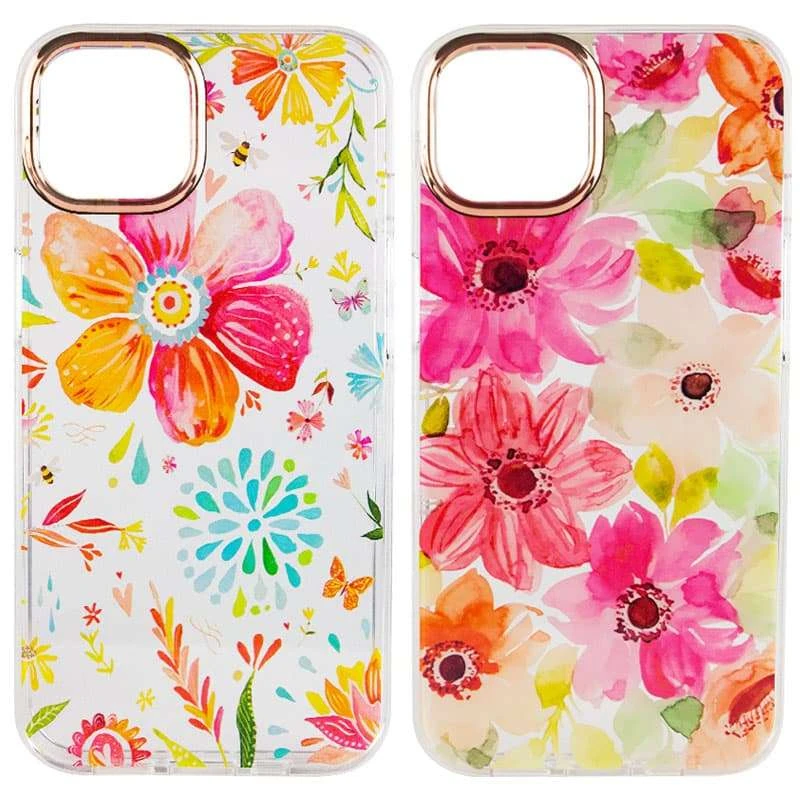 

TPU+PC чохол з квітами на Apple iPhone 12 Pro (6.1")