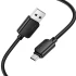 Дата кабель Hoco X113 Beneficio USB to MicroUSB (1m) – Black. Фото 3 з 4