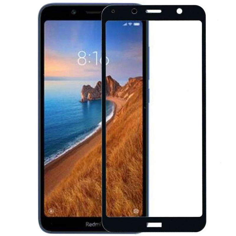 

Защитное стекло 2.5D CP+ для Xiaomi Redmi 7A (Черный), Чорний
