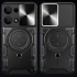 Ударопрочный чехол Bracket Ringstand с защитной шторкой для камеры для Xiaomi Redmi Note 13 5G – Black. Фото 3 из 14