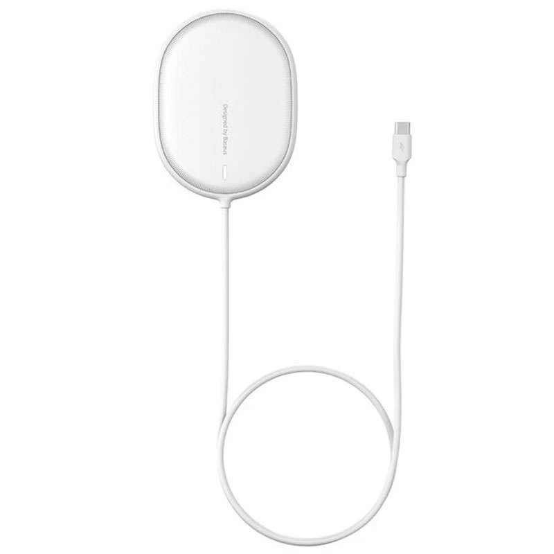 

БЗП Baseus Light Magnetic Wireless Charger for IP12 (Білий)