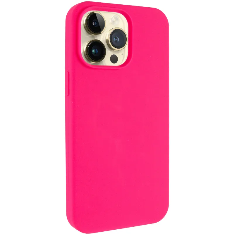 Чехол Silk Full Protective (AA) NO LOGO для Apple iPhone 13 Pro (6.1") – Розовый / Barbie pink. Фото 1 из 11