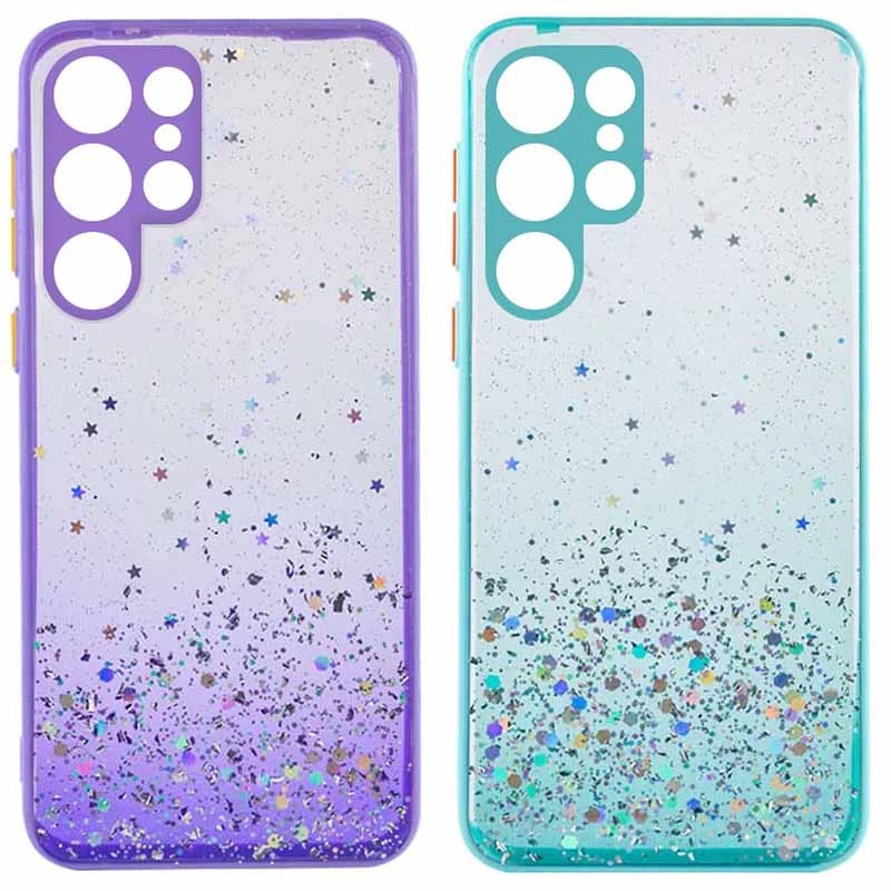 Чехол с блестками и защитой камеры для Samsung Galaxy S23 Ultra фото 1 из 4