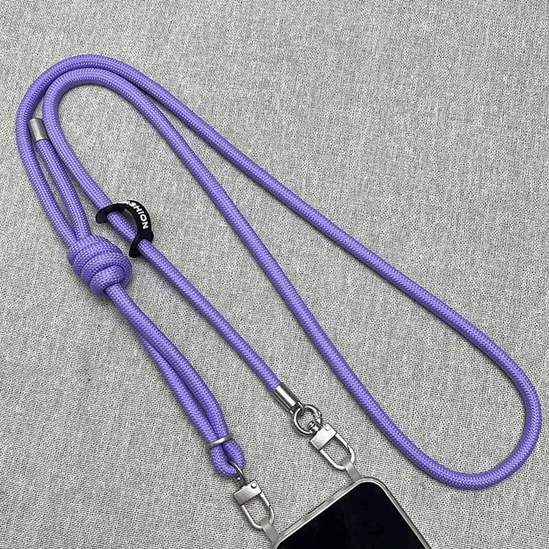 Шнурок с двумя креплениями (8мм) 150см – Lilac. Фото 4 из 4