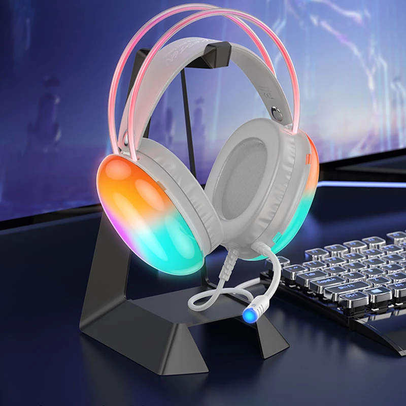 Накладні навушники Hoco W109 Rich gaming – White. Фото 3 з 4