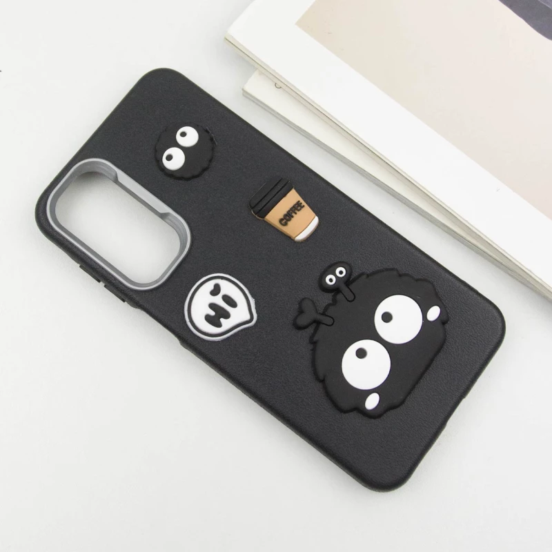 Чехол Labubu Toys для Xiaomi Redmi Note 13 4G – Monster / Black. Фото 8 из 11