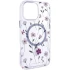 TPU+PC чехол Clear Garden with MagSafe для Apple iPhone 17 Pro (6.3") – Cherry Petal. Фото 1 из 6