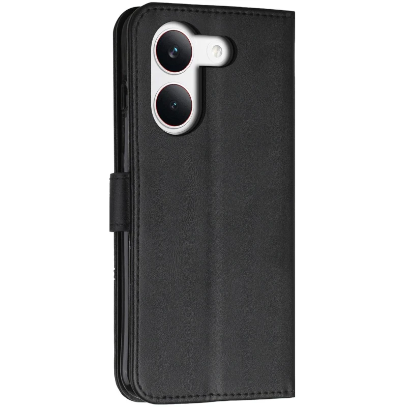 Кожаный чехол-книжка Jet Cover для Xiaomi Redmi Note 15 Pro+ 5G – Black. Фото 3 из 4