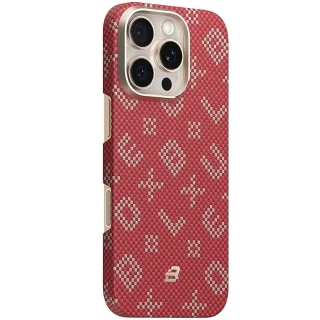 TPU+PC чохол Blueo Gilded Tactile Woven with MagSafe для Apple iPhone 16 Pro фото 1 з 3