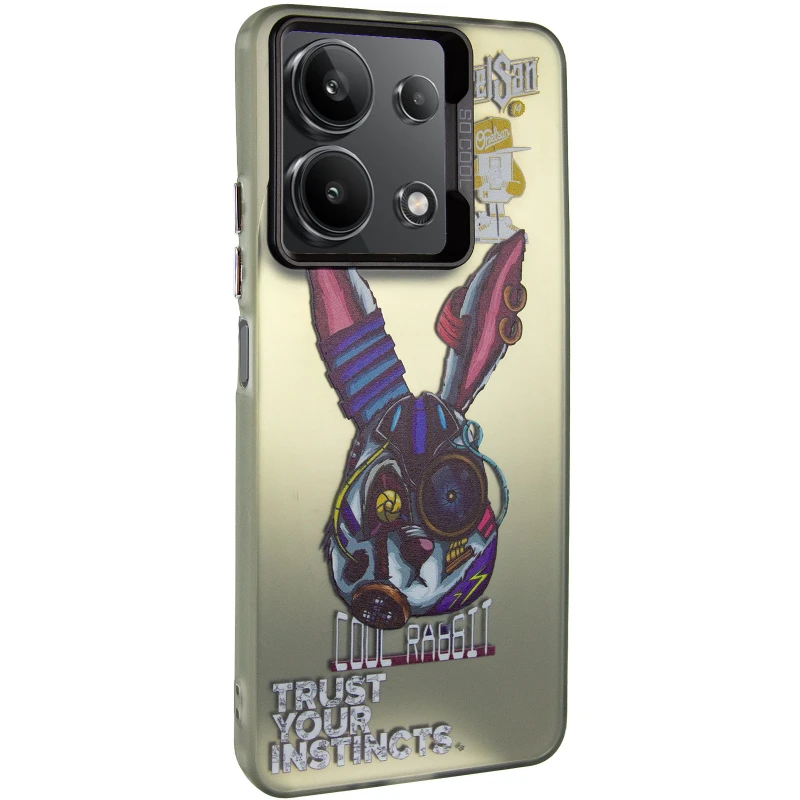 Чохол TPU+PC Street Art для Xiaomi Redmi Note 13 4G – Cool Rabbit. Фото 1 з 7