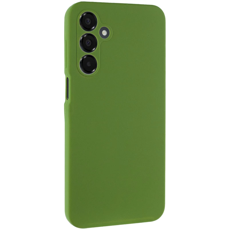 Чохол Silicone Case Lakshmi Plus з закритою камерою на Samsung Galaxy A05s – Зелений / Dark green. Фото 1 з 19