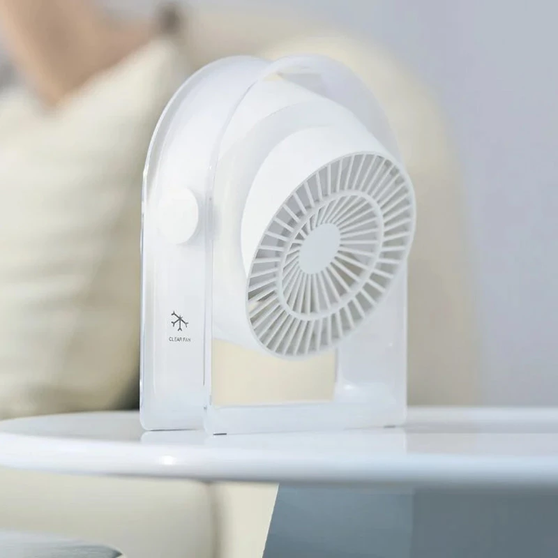 Портативний вентилятор WIWU WI-FS07 Snow desktop fan – White. Фото 2 з 7