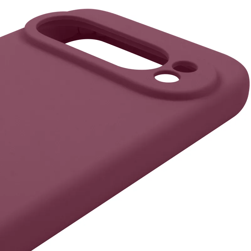 Чохол Silicone Case Lakshmi Premium із закритою камерою для Google Pixel 9 Pro – Бордовий / Plum. Фото 7 з 8