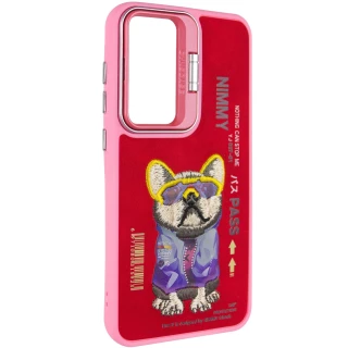 TPU+PC чохол з тваринами для Xiaomi Redmi 13C — Pink Dog