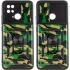Ударостійкий чохол камуфляж Serge Ring зi шторкою на камеру на Xiaomi Redmi 10C – Зелений / Army Green. Фото 2 з 6