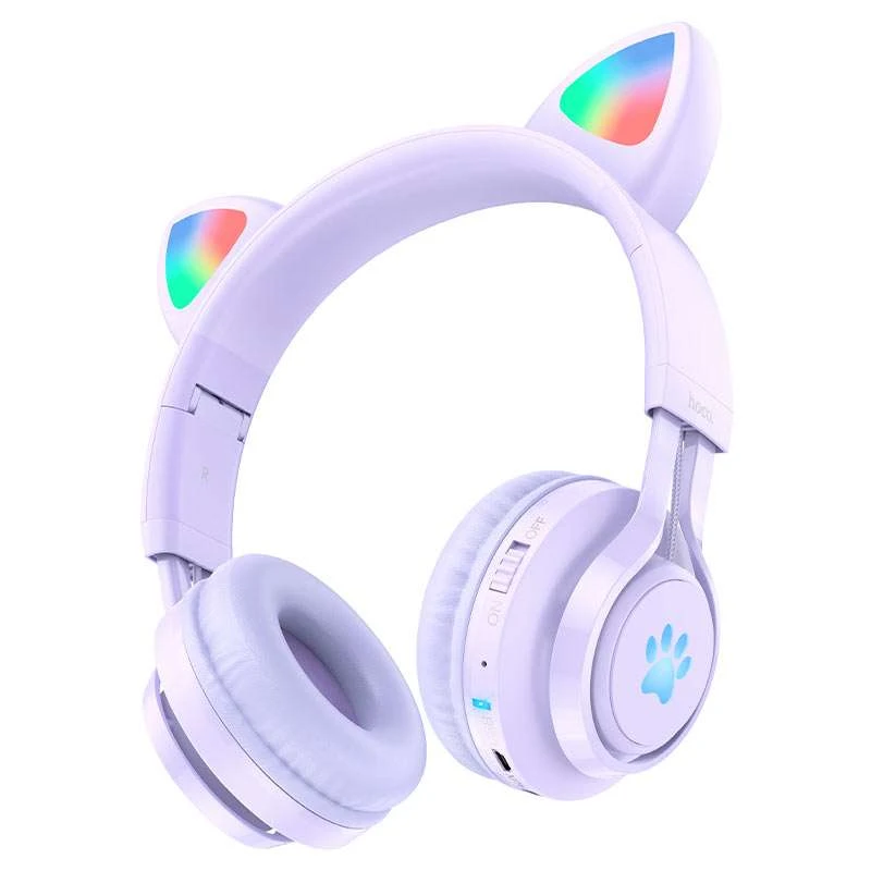 

Навушники Hoco W39 Cat ear (Purple)
