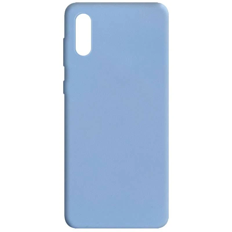 

Кольоровий силіконовий чохол на Samsung Galaxy A02 (Блакитний / Lilac Blue)