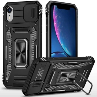 Ударостійкий чохол Square Ring зi шторкою на камеру на Apple iPhone XR (6.1") фото 1 Ударостійкий чохол Square Ring зi шторкою на камеру на Apple iPhone XR (6.1") фото 1 з 1