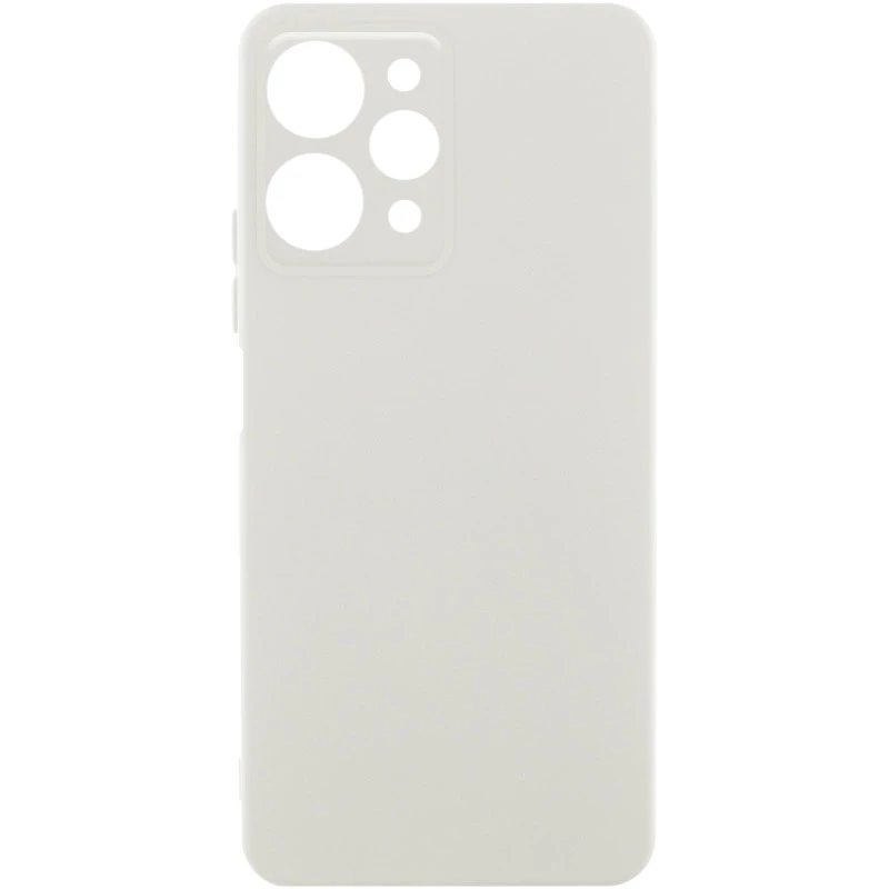 Чохол Silicone Case Lakshmi Plus з закритою камерою на Xiaomi Redmi 12 – Білий / White. Фото 1 з 1