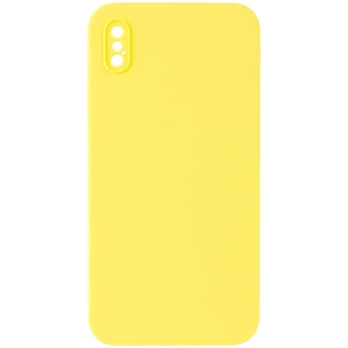 Чехол Silicone Case Square L с защитой камеры для Apple iPhone XS (5.8") фото 1 из 1