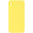 Чехол Silicone Case Square L с защитой камеры для Apple iPhone XS (5.8") – Желтый / Yellow. Фото 1 из 1