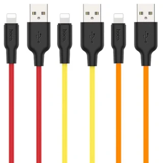 Дата кабель Hoco X21 Plus Silicone Lightning Cable (1m) фото 1 Дата кабель Hoco X21 Plus Silicone Lightning Cable (1m) фото 1 з 2
