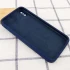 Чохол Silicone Case Square з захистом камери на Apple iPhone XS (5.8") – Темно-синій / Midnight blue. Фото 3 з 3