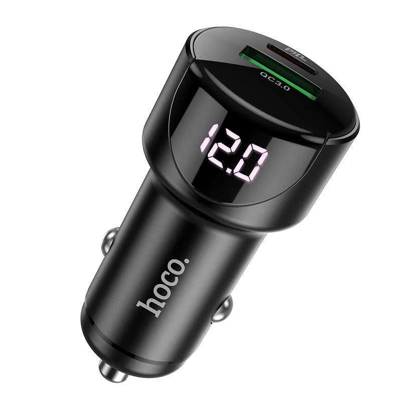 

АЗУ Hoco Z42 PD 20W + QC3.0 (1USB/3A) (Черный), Чорний