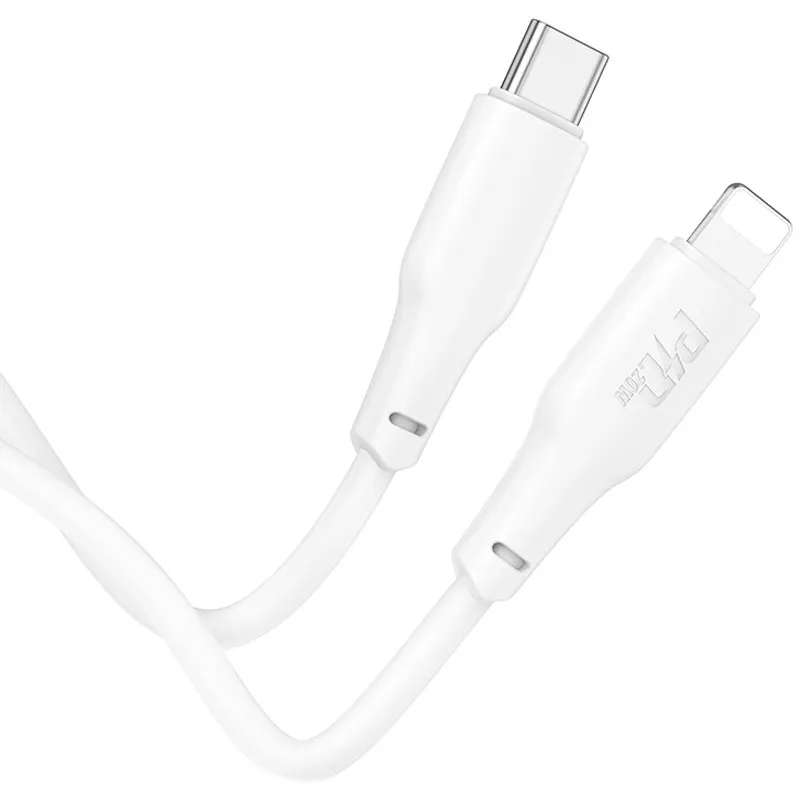 Дата кабель Hoco X93 Force Type-C to Lightning 20W (2m) – White. Фото 5 з 6